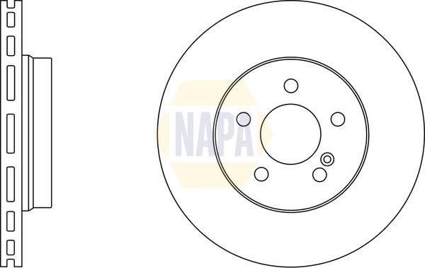 Napa NBD5281 Brake Disc - 1