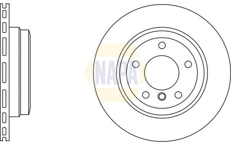 Napa NBD5291 Brake Disc - 1