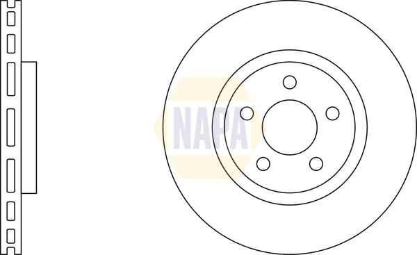 Napa NBD5295 Brake Disc - 1