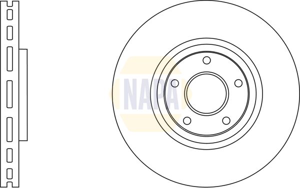 Napa NBD5301 Brake Disc - 1