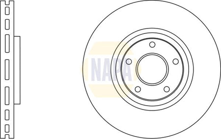 Napa NBD5301 Brake Disc - 1