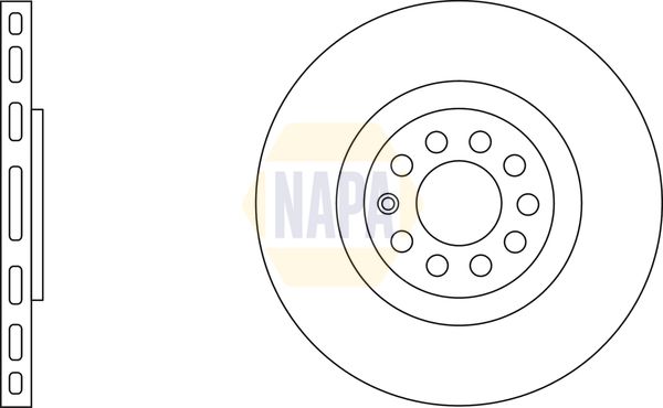 Napa NBD5309 Brake Disc - 2