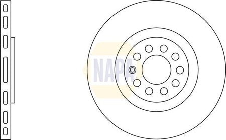 Napa NBD5309 Brake Disc - 2