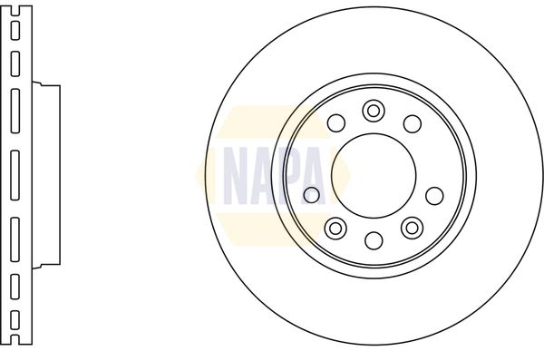 Napa NBD5314 Brake Disc - 1