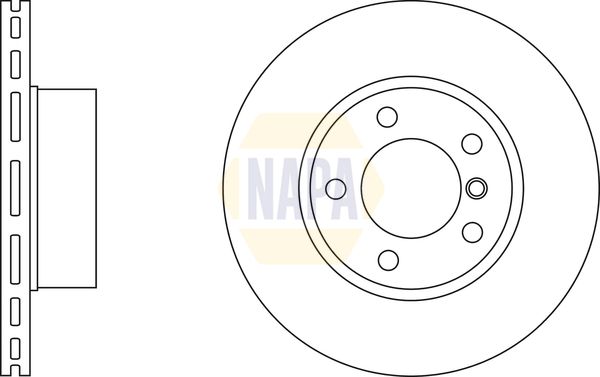 Napa NBD5315 Brake Disc - 1