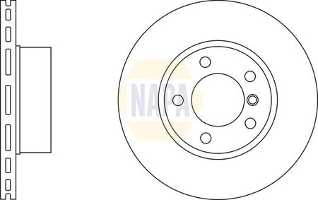 Napa NBD5315 Brake Disc - 1