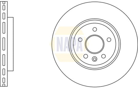Napa NBD5317 Brake Disc - 2