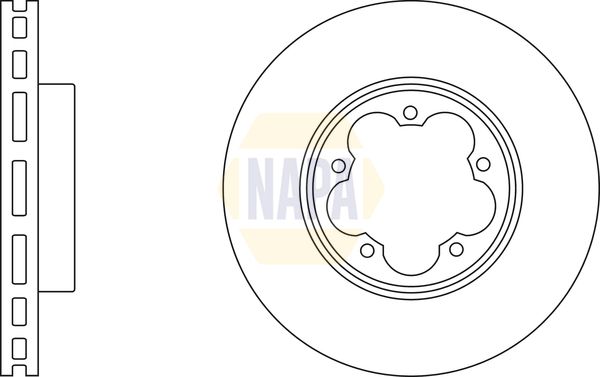 Napa NBD5319 Brake Disc - 1