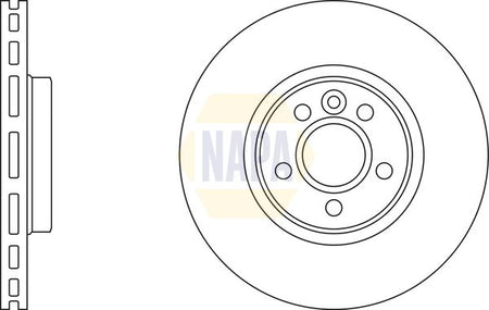 Napa NBD5326 Brake Disc - 1