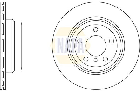 Napa NBD5335 Brake Disc - 1