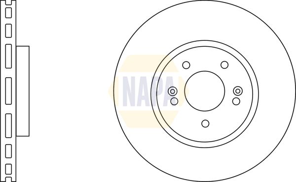 Napa NBD5336 Brake Disc - 1