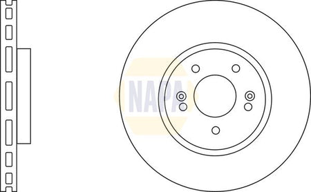 Napa NBD5336 Brake Disc - 1