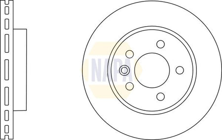 Napa NBD5340 Brake Disc - 1