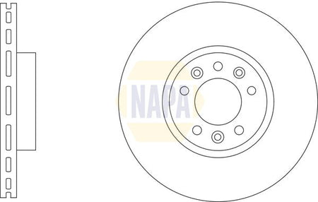 Napa NBD5341 Brake Disc - 1
