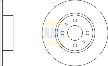 Napa NBD5349 Brake Disc - 2