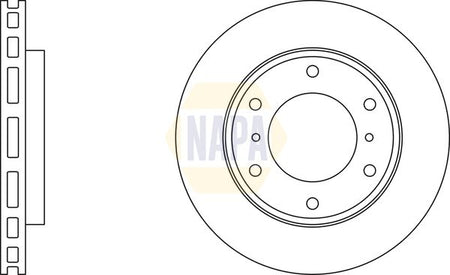 Napa NBD5376 Brake Disc - 1