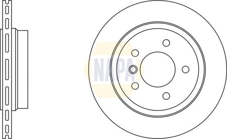 Napa NBD5381 Brake Disc - 1