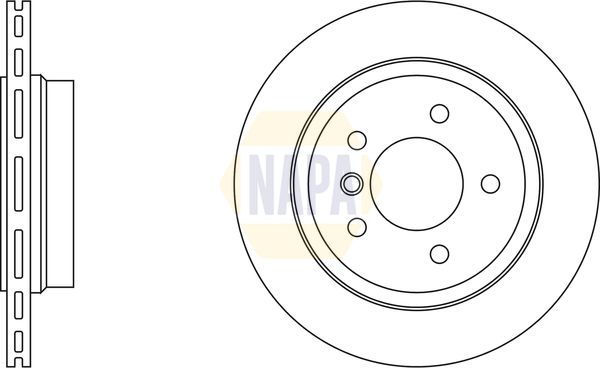 Napa NBD5381 Brake Disc - 1