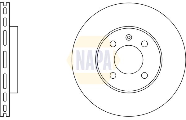 Napa NBD5382 Brake Disc - 2