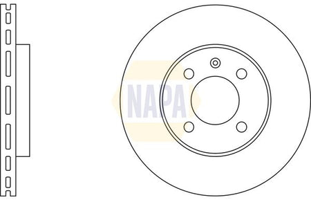 Napa NBD5382 Brake Disc - 2