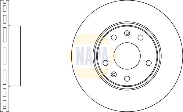 Napa NBD5388 Brake Disc - 1