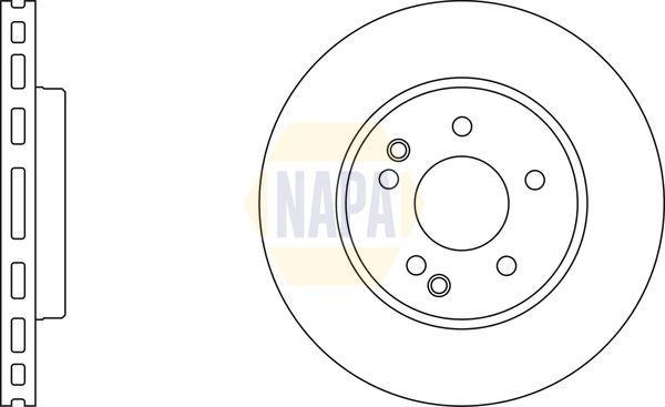 Napa NBD5397 Brake Disc - 2