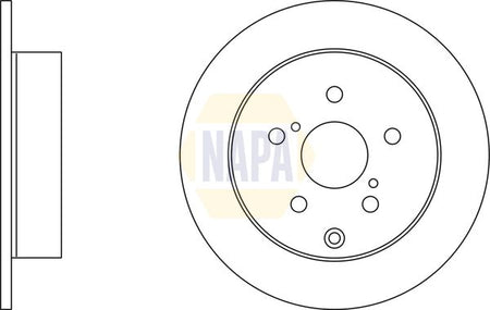 Napa NBD5401 Brake Disc - 1