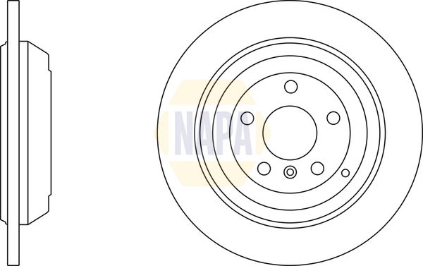 Napa NBD5416 Brake Disc - 1