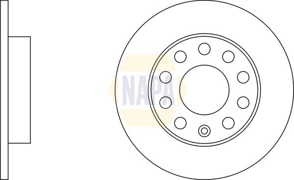 Napa NBD5419 Brake Disc - 2