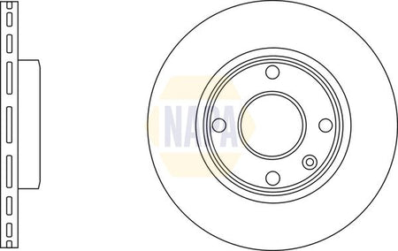 Napa NBD5423 Brake Disc - 2