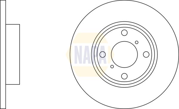 Napa NBD5426 Brake Disc - 2