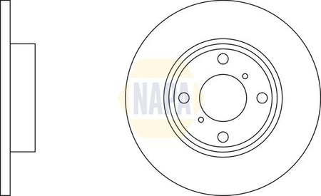 Napa NBD5426 Brake Disc - 2