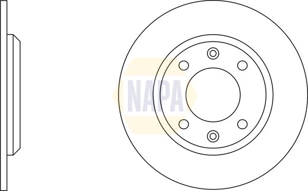 Napa NBD5427 Brake Disc - 2