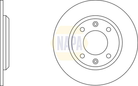 Napa NBD5427 Brake Disc - 2