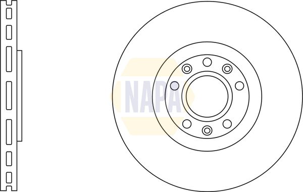 Napa NBD5429 Brake Disc - 1