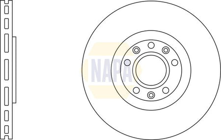 Napa NBD5429 Brake Disc - 1