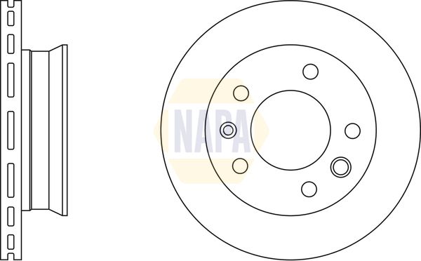 Napa NBD5434 Brake Disc - 2
