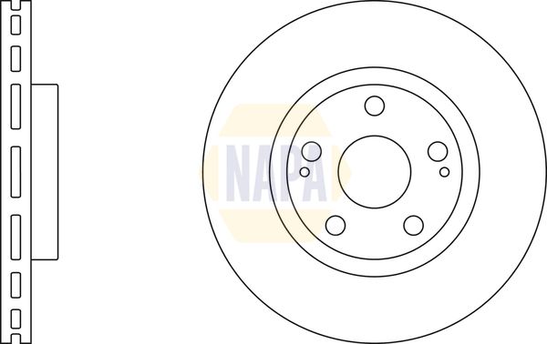 Napa NBD5441 Brake Disc - 1