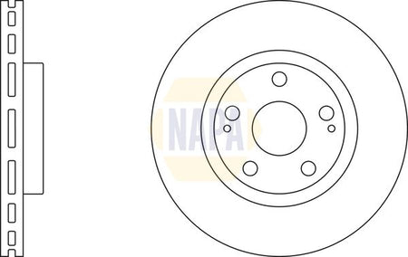 Napa NBD5441 Brake Disc - 1