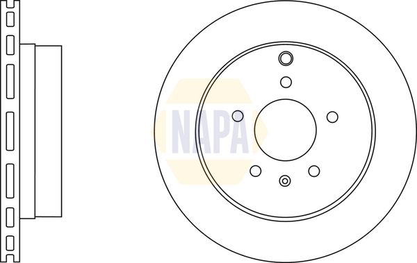 Napa NBD5449 Brake Disc - 1