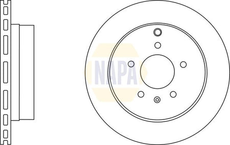 Napa NBD5449 Brake Disc - 1