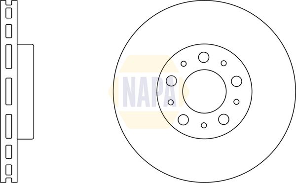 Napa NBD5453 Brake Disc - 2