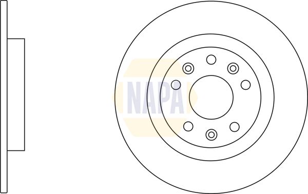 Napa NBD5465 Brake Disc - 2