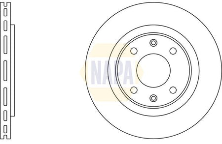 Napa NBD5466 Brake Disc - 2
