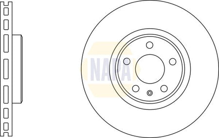 Napa NBD5467 Brake Disc - 1