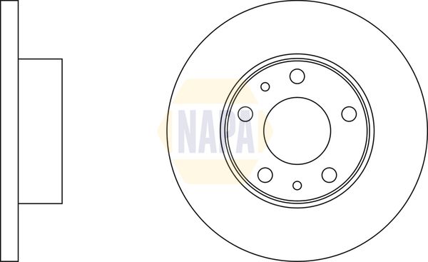 Napa NBD5469 Brake Disc - 1