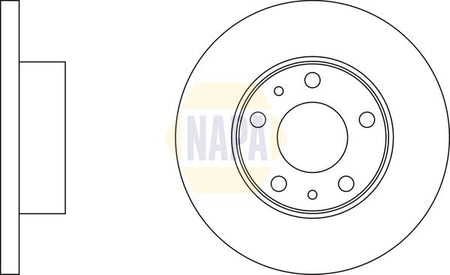 Napa NBD5469 Brake Disc - 1
