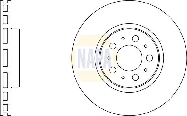 Napa NBD5490 Brake Disc - 2