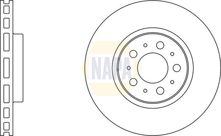 Napa NBD5490 Brake Disc - 2