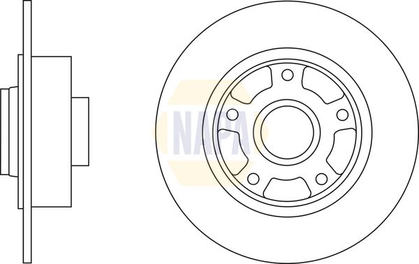 Napa NBD5499 Brake Disc - 1